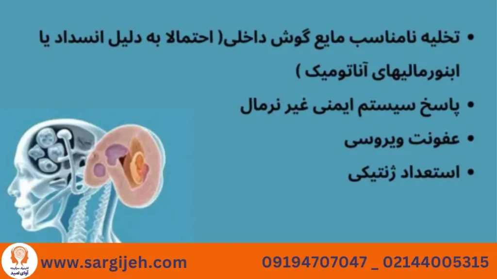 عوامل افزایش فشار گوش داخلی